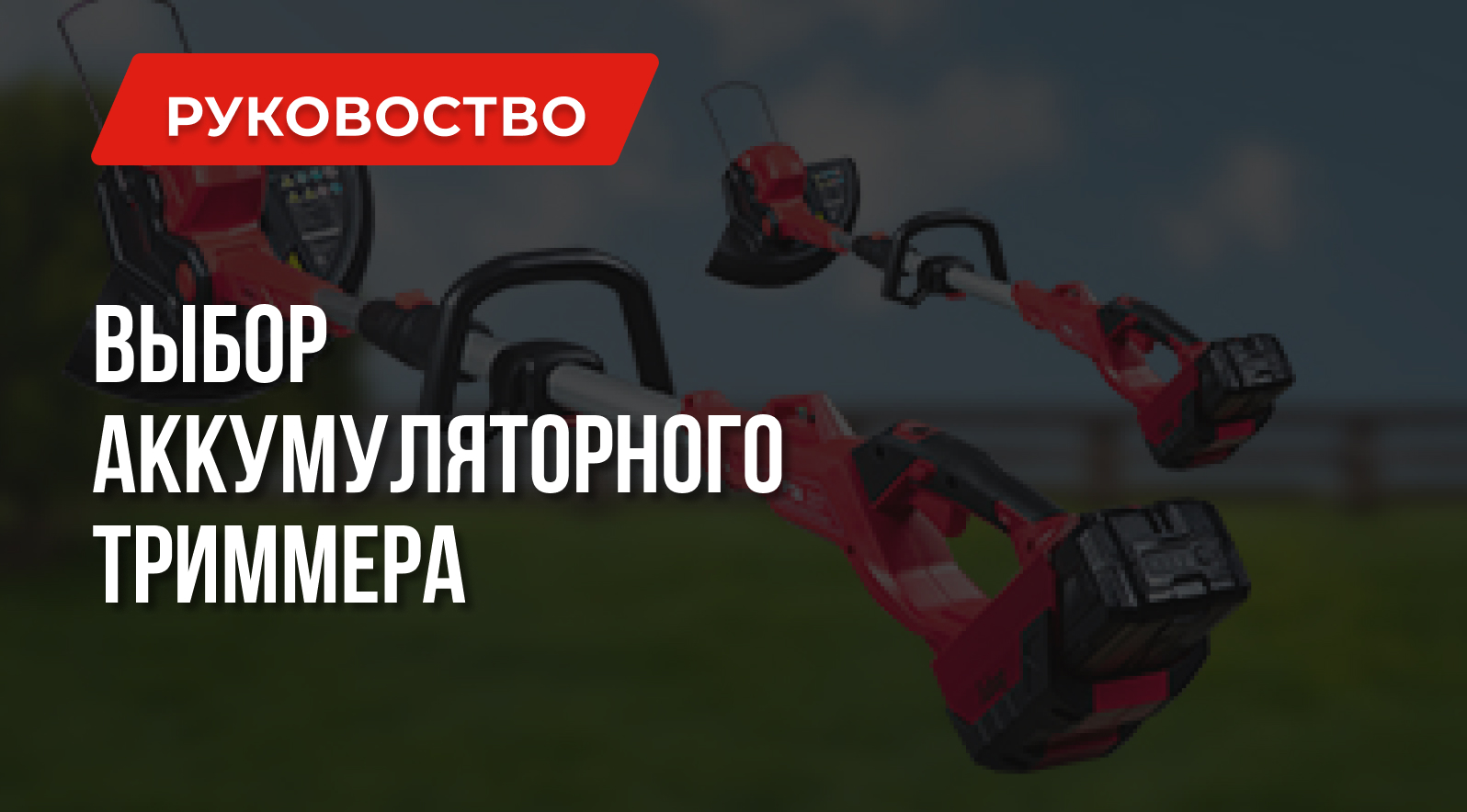 Как выбрать аккумуляторный триммер Как выбрать аккумуляторный триммер