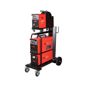 Полуавтомат сварочный FUBAG INMIG 500T DW SYN + подающий механизм DRIVE INMIG DW SYN + шланг-пакет 5 метров 70 мм2 14 pol с жидкостным охлаждением для INMIG 500T DW SYN + горелка FB 500 3m + блок жидкостного охлаждения Cool 70 + тележка для аппаратов