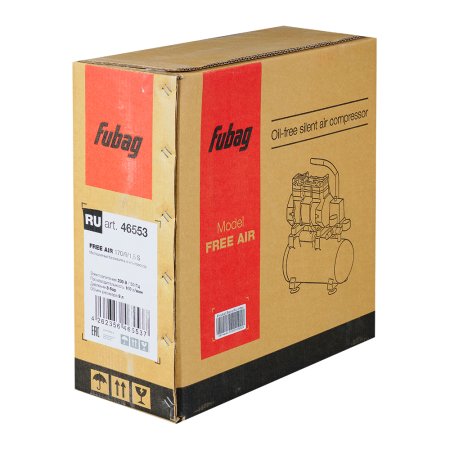 Компрессор безмасляный малошумный FUBAG Свободный Воздух (Free Air) 170/9/1.5 S в Туле фото