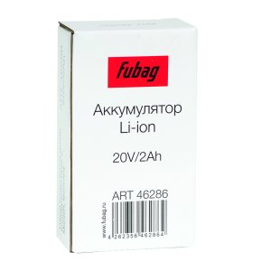 Аккумуляторная батарея FLI5S1P1202 Li-ion к бензиновым газонокосилкам FUBAG с электростартером и минирайдеру (20V/2Ah) в Туле фото