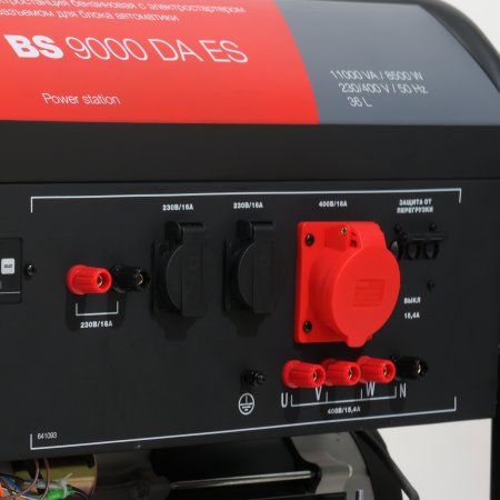Бензиновый генератор FUBAG BS 9000 DA ES (трехфазный) с электростартером и коннектором автоматики в Туле фото