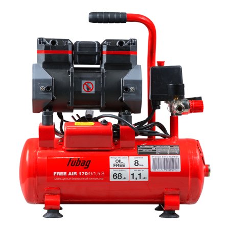 Компрессор безмасляный малошумный FUBAG Свободный Воздух (Free Air) 170/9/1.5 S в Туле фото