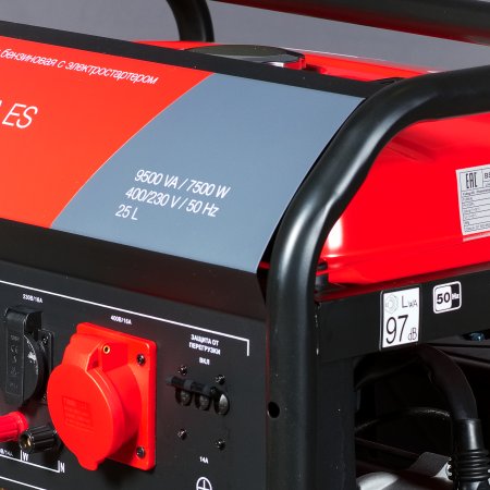 Бензиновый генератор FUBAG BS 8000 DA ES (трехфазный) с электростартером и коннектором автоматики в Туле фото