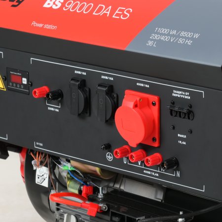 Бензиновый генератор FUBAG BS 9000 DA ES (трехфазный) с электростартером и коннектором автоматики в Туле фото