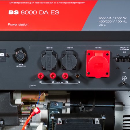 Бензиновый генератор FUBAG BS 8000 DA ES (трехфазный) с электростартером и коннектором автоматики в Туле фото