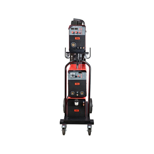 FUBAG Cварочный полуавтомат INMIG 500T DW SYN + Подающий механизм DRIVE INMIG DW SYN +Шланг-пакет 5 метров 70мм2 14 pol с жидкостным охлаждением для INMIG 500T DW SYN + Горелка FB 500 3m + Блок жидкостного охлаждения Cool 70 + Тележка для аппаратов в Туле фото