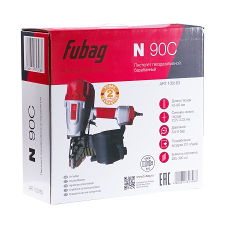 FUBAG Пистолет гвоздезабивной барабанный N90C в Туле фото