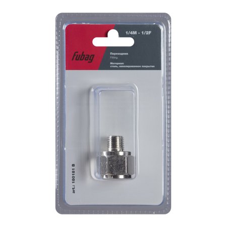 FUBAG Переходник 1/4 дюйма M на 1/2 дюйма F, блистер 1 шт в Туле фото