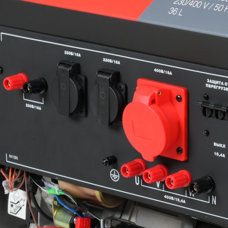 Бензиновый генератор FUBAG BS 9000 DA ES (трехфазный) с электростартером и коннектором автоматики в Туле фото