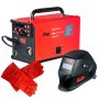 FUBAG Сварочный полуавтомат IRMIG 208 SYN PLUS (31447) + Маска сварщика Хамелеон IR 9-13N S (38072) + Сварочные краги на подкладке красные FWGN 10R (641180) в Туле фото