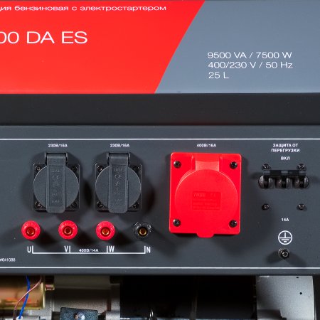 Бензиновый генератор FUBAG BS 8000 DA ES (трехфазный) с электростартером и коннектором автоматики в Туле фото