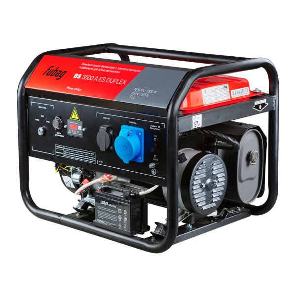 Бензиновый генератор FUBAG BS 3500 A ES DUPLEX в Туле фото